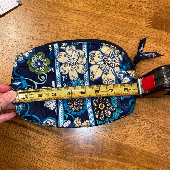 Vera Bradley Blue Floral Small Cosmetic travel bag - Picture 14 of 14